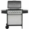 VidaXL Barbecue Au Gaz Avec 6 Zones De Cuisson Inox Argenté - Argent 2 VidaXL Barbecue Au Gaz Avec 6 Zones De Cuisson Inox Argenté - Argent -France Barbecue Soldes Boutique 11121890 1