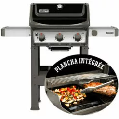 Barbecue Gaz Weber Spirit II E-310 + Plancha + Housse - Noir -France Barbecue Soldes Boutique 11274376 2