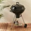 ALICE'S GARDEN Barbecue Charbon De Bois Ø57cm - Georges - Noir émaillé, Barbecue Avec Aérateurs, émaillé, Fumoir, Récupérateur De Cendres - Noir -France Barbecue Soldes Boutique 11485465 1