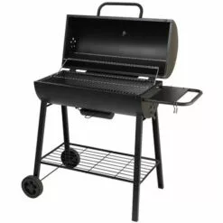 Secret De Gourmet - Grand Barbecue à Charbon Neka Avec Couvercle - Noir -France Barbecue Soldes Boutique 11867076 2