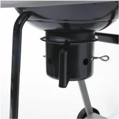 Secret De Gourmet - Barbecue à Charbon Neka Avec Couvercle - Noir -France Barbecue Soldes Boutique 11867078 4