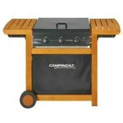 Barbecue à Gaz Grill Et Plancha CAMPINGAZ Adelaide 3 Woody Piezo 14 KW + HOUSSE OFFERTE -France Barbecue Soldes Boutique 12005158 3