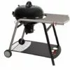 NEKA Barbecue à Charbon Avec Tablette Pyla - Diam. 55 Cm - Noir - 102 X 59 X 103 - Noir -France Barbecue Soldes Boutique 12034759 1
