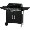 HABITAT & JARDIN Barbecue Gaz "Festa 5" - 5 Brûleurs Dont 1 Latéral - 12.9 Kw- Noir -France Barbecue Soldes Boutique 12253705 1