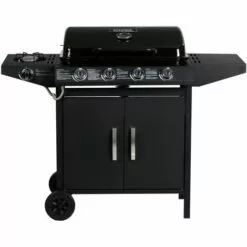 HABITAT & JARDIN Barbecue Gaz "Festa 5" - 5 Brûleurs Dont 1 Latéral - 12.9 Kw- Noir 7 HABITAT & JARDIN Barbecue Gaz "Festa 5" - 5 Brûleurs Dont 1 Latéral - 12.9 Kw- Noir -France Barbecue Soldes Boutique 12253705 3