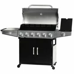 HABITAT ET JARDIN Barbecue Gaz "Party 7" - 7 Brûleurs Dont 1 Latéral - 20.9 KW -France Barbecue Soldes Boutique 12947397 4