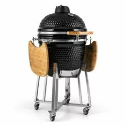 Klarstein Kingsize Kamado Grill Céramique 21" Smoker Slowcooking Inox