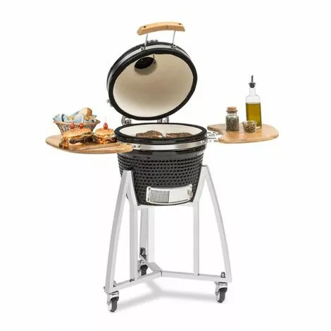 Klarstein Queensize Barbecue Kamado Grille Cuisson Inox - Noir 3 Klarstein Queensize Barbecue Kamado Grille Cuisson Inox - Noir