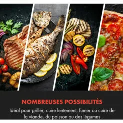 Klarstein Queensize Barbecue Kamado Grille Cuisson Inox - Noir 11 Klarstein Queensize Barbecue Kamado Grille Cuisson Inox - Noir -France Barbecue Soldes Boutique 12991700 5