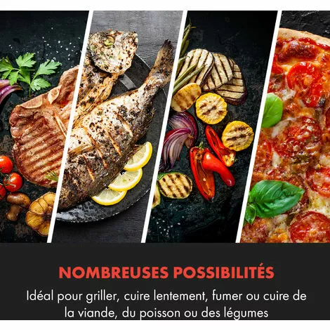 Klarstein Queensize Barbecue Kamado Grille Cuisson Inox - Noir 7 Klarstein Queensize Barbecue Kamado Grille Cuisson Inox - Noir – Image 5