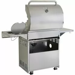Barbecue Gaz INOX 4 Brûleurs +1 Réchaud 17.5KW,inclus Grill Et Plancha & Thermomètre, Puissance Totale 17.5KW + Kit Flexible + Housse,- PHÉNIX GREADEN - Inox -France Barbecue Soldes Boutique 14068127 3