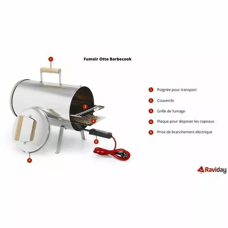 Fumoir électrique Barbecook OTTO 4 Fumoir électrique Barbecook OTTO – Image 2
