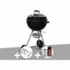 Barbecue à Charbon Weber Original Kettle E-4710 47 Cm + Support Accessoires + Kit Cheminée -France Barbecue Soldes Boutique 16769318 1
