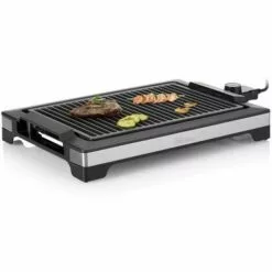 Tristar Plancha Et Barbecue électrique 2000 W 37x25 Cm Noir - Noir