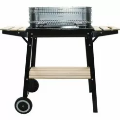 CONCEPT-USINE Barbecue Mobile à Bois Ou Charbon BUFFALO - Noir -France Barbecue Soldes Boutique 173250 3