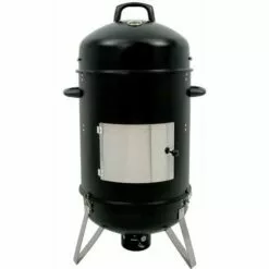 BBQ-Toro Fumoir "Hickory" Ø 46 Cm | Gril De Charbon De Bois Avec Couvercle | Barbecue Smoker