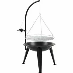 BBQ-Toro Gril Pivotant | Gril à Charbon De Bois | Ø 55 Cm | Pivotant Avec Grille