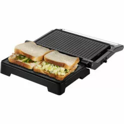 PUR LINE Grill électrique Compact Avec Plaques Anti-adhésives 900W - Noir -France Barbecue Soldes Boutique 18233737 4