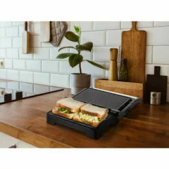 PUR LINE Grill électrique Compact Avec Plaques Anti-adhésives 900W - Noir -France Barbecue Soldes Boutique 18233737 5