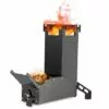 LIXADA Poele-Fusee Pliable D'Exterieur En Acier Inoxydable -France Barbecue Soldes Boutique 18376789 1
