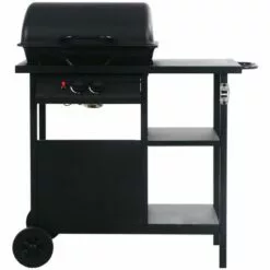 ASUPERMALL Barbecue A Gaz Avec Table Laterale A 3 Niveaux Noir -France Barbecue Soldes Boutique 18407597 5