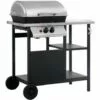ASUPERMALL Barbecue A Gaz Avec Tablette A 3 Couches Noir Et Argente -France Barbecue Soldes Boutique 18407606 1