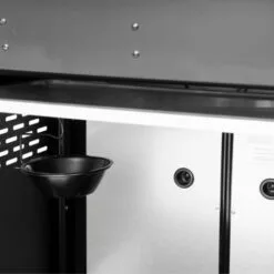 Brasero - Barbecue Perth Noir Brasero 3 Feux + 1 à Gaz - Jusqu'à 10 Convives - Surface De Cuisson 60 X 42 Cm - 2 Tablettes Dont 1 Avec Brûleur Latéral - Jauge De Température - 11,5 KW - Noir -France Barbecue Soldes Boutique 18525910 4