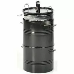 CAESAROO Barbecue Charbon De Bois Sunday En Acier Noir | Noir