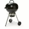CAESAROO Barbecue Charbon De Bois Rond Avec Structure En Acier Et Roues | Noir -France Barbecue Soldes Boutique 19404439 1