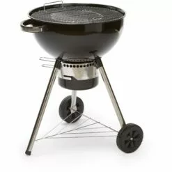 CAESAROO Barbecue Charbon De Bois Rond Avec Structure En Acier Et Roues | Noir -France Barbecue Soldes Boutique 19404439 2