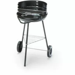 CAESAROO Barbecue Charbon De Bois Cleverly 44x52x70 Cm Avec Structure En Acier | Noir