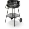 CAESAROO Barbecue Charbon De Bois Cleverly 68x51x81 Cm Avec Structure En Acier | Noir