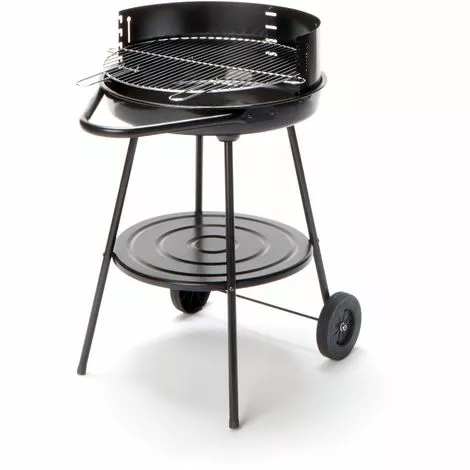 CAESAROO Barbecue Charbon De Bois Cleverly 68x51x81 Cm Avec Structure En Acier | Noir 3 CAESAROO Barbecue Charbon De Bois Cleverly 68x51x81 Cm Avec Structure En Acier | Noir
