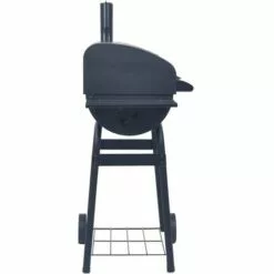 VidaXL Gril Barbecue Au Charbon Avec étagère Inférieure Noir - Noir -France Barbecue Soldes Boutique 19518985 3