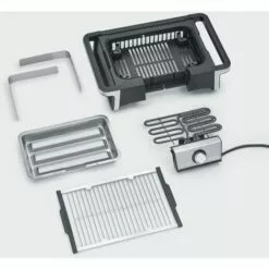 Barbecue électrique Posable 3000w - Pg8113 - Severin - Inox Et Noir -France Barbecue Soldes Boutique 19712397 3