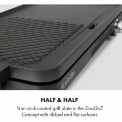 Klarstein Charleroi Turbo Grill De Table électrique 2000W DuoGrill Concept Noir -France Barbecue Soldes Boutique 22845246 5