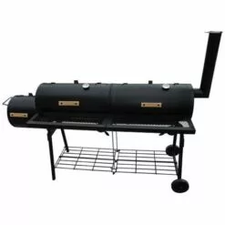 Topdeal Barbecue à Fumoir Nevada XL Noir -France Barbecue Soldes Boutique 23243912 2