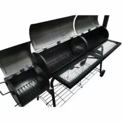 Topdeal Barbecue à Fumoir Nevada XL Noir -France Barbecue Soldes Boutique 23243912 3