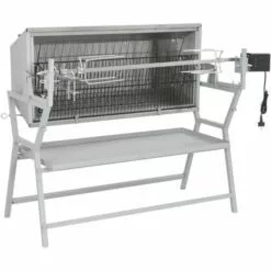 Topdeal Broche à Rôtir De Barbecue Fer Et Acier Inoxydable -France Barbecue Soldes Boutique 23245469 5