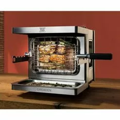 GREADEN Mini Barbecue à Gaz Mobile Beef Chef - Grill Puissant 800°C - Red Dot Award Allemand BBQ Jardin Extérieur Piquenique/Camping - Inox -France Barbecue Soldes Boutique 23668404 2