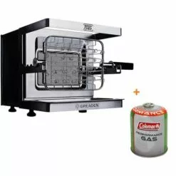 GREADEN Mini Barbecue à Gaz Mobile Beef Chef - Grill Puissant 800°C - Red Dot Award Allemand BBQ Jardin Extérieur Piquenique/Camping - Inox -France Barbecue Soldes Boutique 23668404 3