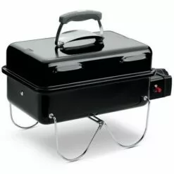 Barbecue à Gaz Weber Go Anywhere (avec Connexion Cartouche) Noir Code 1141056