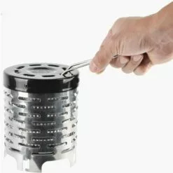 BEARSU Camping En Plein Air Chauffage Rechaud Mini Portable Hotte Poêle Équipement De Chauffage Adaptateur Pour Les Activités En Plein Air Et Le Chauffage Dans La Tente -France Barbecue Soldes Boutique 25029473 2