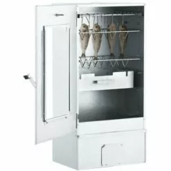 TRUE DEAL Fumoir De Four à BBQ Avec 1 Kg De Copeaux De Bois 44,5x29x83 Cm -France Barbecue Soldes Boutique 26368063 4