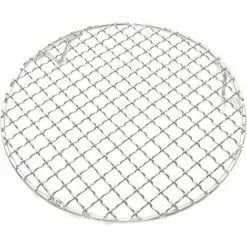 BEARSU Réseau Coréen De Barbecue Pince à Griller En Acier Inoxydable 304 Grille Rond Avec Pied Argent 18cm -France Barbecue Soldes Boutique 26509219 2