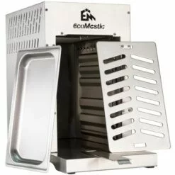 ECOMSO Mini Barbecue Gaz Grill à Gaz BBQ En Acier Inoxydable Bifteck Viande Jardin Extérieur Grille 54 X 22 X 41 Cm Steak Grill