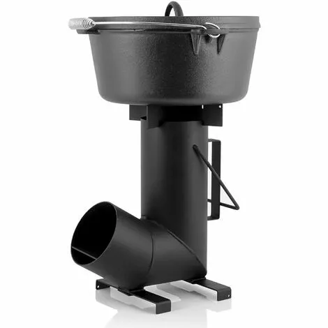 BBQ-Toro Poêle à Fusée #6 | Four-fusée En Acier De 1,5 Mm D'épaisseur 6 BBQ-Toro Poêle à Fusée #6 | Four-fusée En Acier De 1,5 Mm D'épaisseur – Image 4