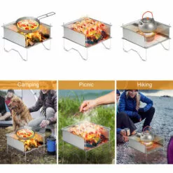 ASUPERMALL Barbecue En Acier Inoxydable Portable -France Barbecue Soldes Boutique 27614685 2