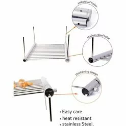 BARES Barbecue Grilles, Barbecue En Acier Inoxydable Barbecue Portable Camping Barbecue Grill Pliable Compact Camping Grill Pour Camping, Randonnée, Pique-nique -France Barbecue Soldes Boutique 27870304 4