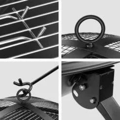 FIXKIT Barbecue Grill Extérieur Portable,Pliable,Petit Brasero D'extérieur Au Charbon,Jardin Grill Brasero,pour Jardin Terrasses BBQ,Le Barbecue En Plein Air,Le Camping Et Le Pique-Nique -France Barbecue Soldes Boutique 28505936 3